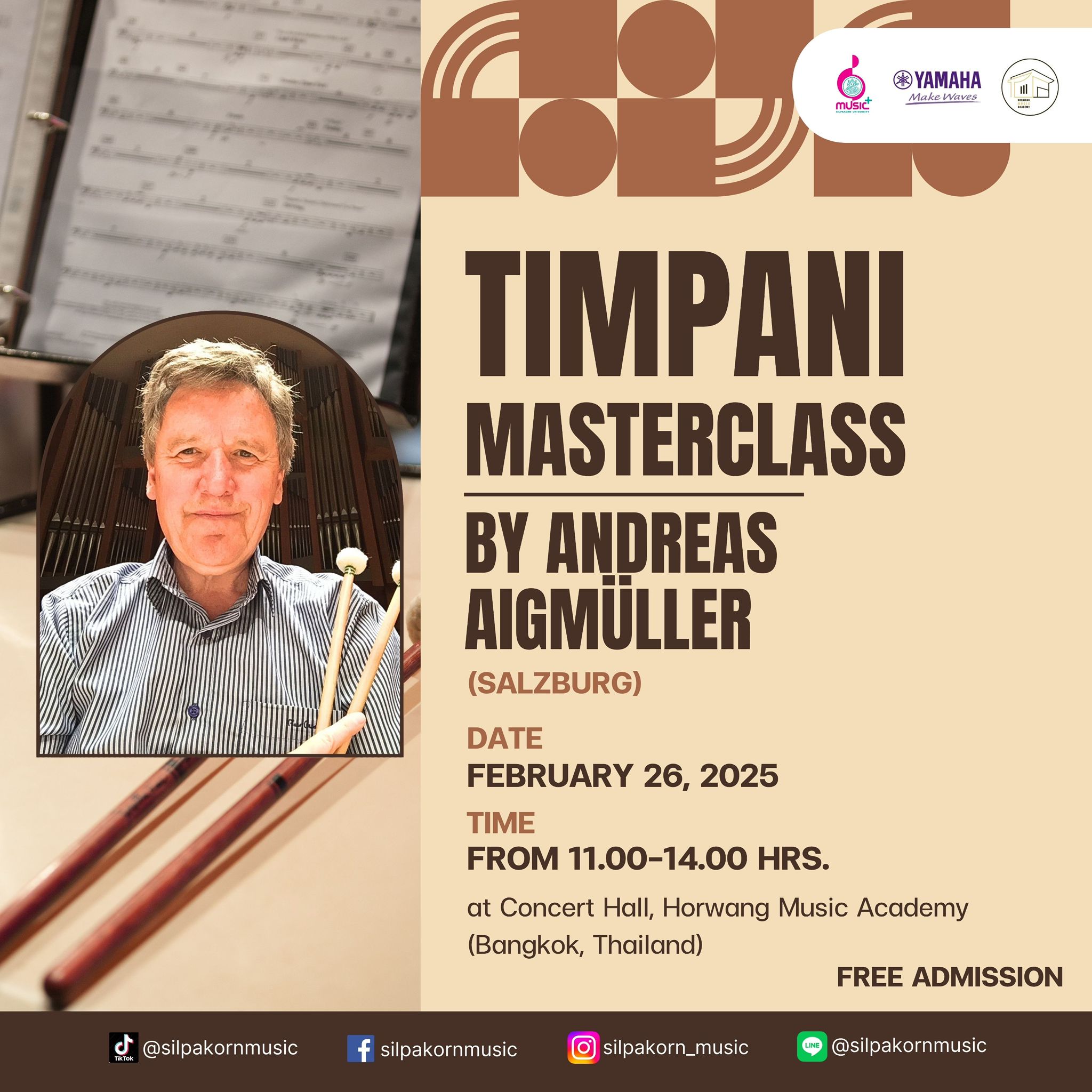 Timpani Masterclass Bangkok